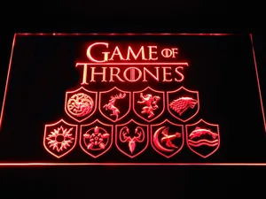 Game of Thrones Family Sigils LED Neon Sign