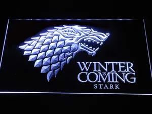 Game of Thrones Stark Winter is Coming LED Neon Sign