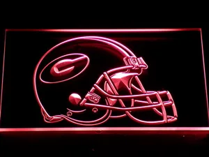 Georgia Bulldogs Helmet LED Neon Sign