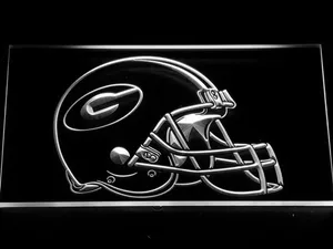 Georgia Bulldogs Helmet LED Neon Sign