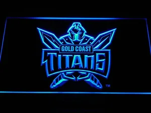 Gold Coast Titans LED Neon Sign