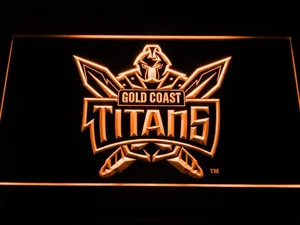 Gold Coast Titans LED Neon Sign