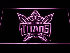 Gold Coast Titans LED Neon Sign