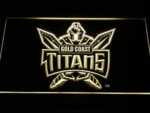 Gold Coast Titans LED Neon Sign