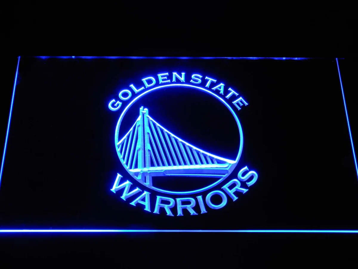 Golden State Warriors Bay Bridge Logo LED Neon Sign