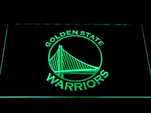 Golden State Warriors Bay Bridge Logo LED Neon Sign