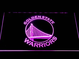 Golden State Warriors Bay Bridge Logo LED Neon Sign