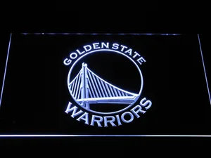 Golden State Warriors Bay Bridge Logo LED Neon Sign
