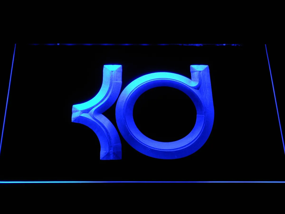 Golden State Warriors Kevin Durant Logo LED Neon Sign