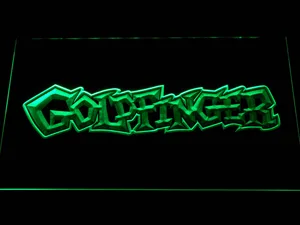 Goldfinger LED Neon Sign