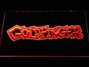 Goldfinger LED Neon Sign