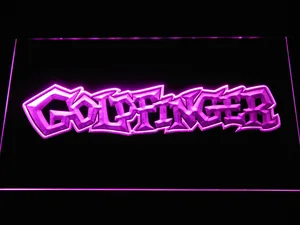 Goldfinger LED Neon Sign