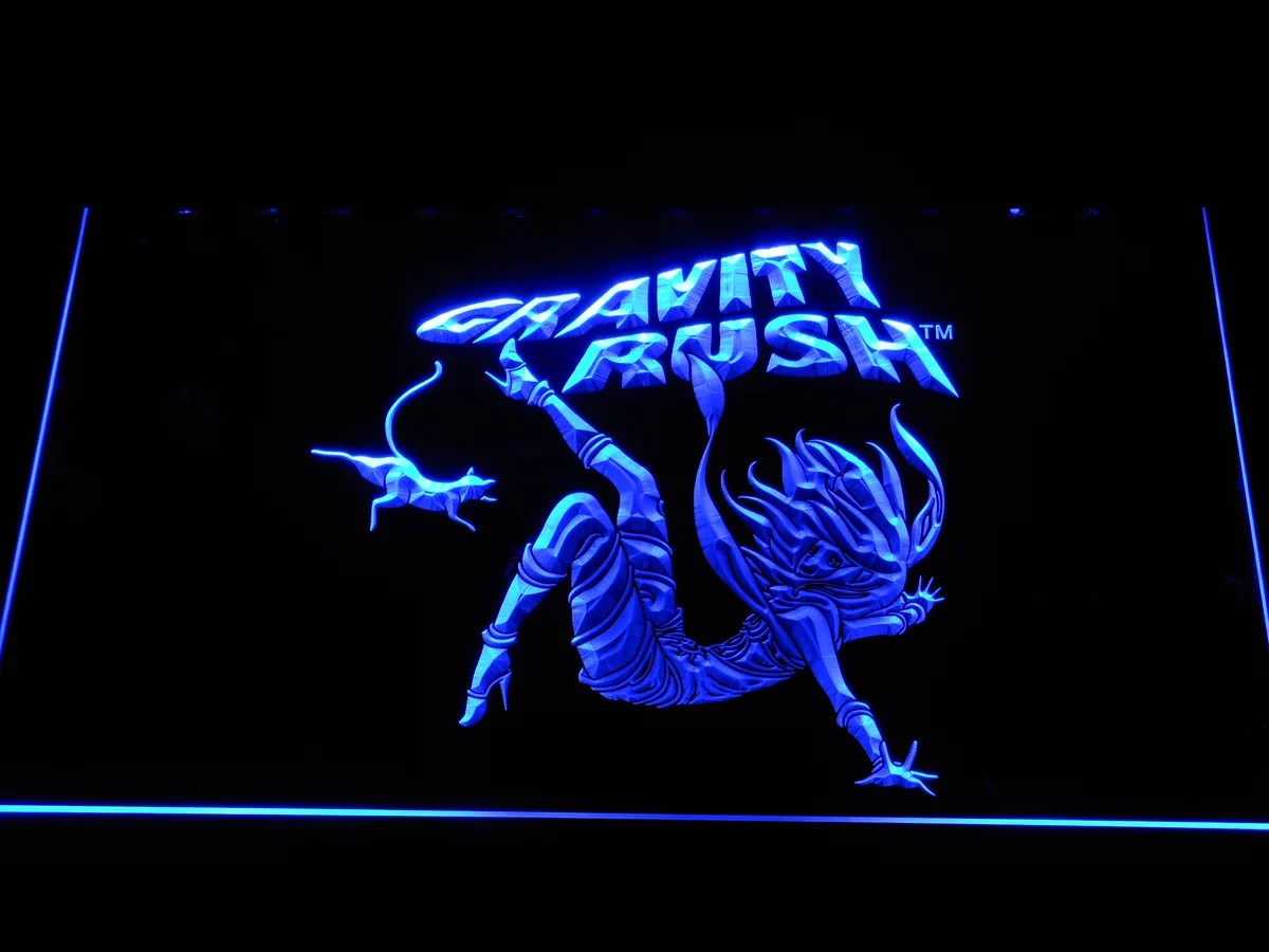 Gravity Rush LED Neon Sign