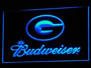 Green Bay Packers Budweiser LED Neon Sign