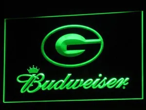 Green Bay Packers Budweiser LED Neon Sign