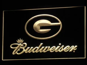 Green Bay Packers Budweiser LED Neon Sign