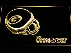 Green Bay Packers Coors Light Helmet LED Neon Sign