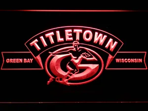 Green Bay Packers Titletown LED Neon Sign