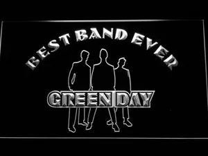 Green Day Silhouette Best Band Ever LED Neon Sign