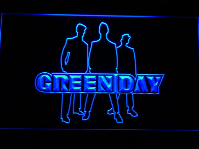 Green Day Silhouette LED Neon Sign
