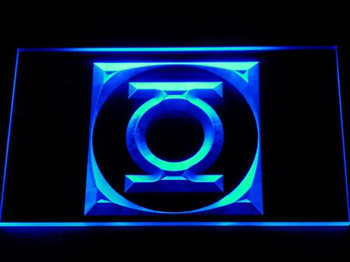 Green Latern Icon LED Neon Sign