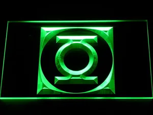 Green Latern Icon LED Neon Sign