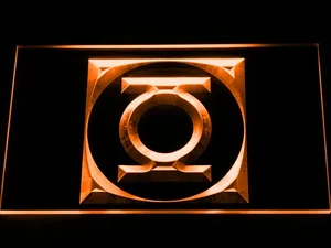 Green Latern Icon LED Neon Sign