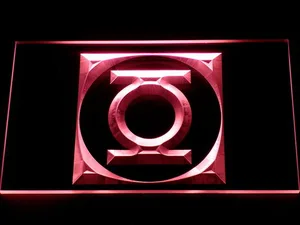 Green Latern Icon LED Neon Sign