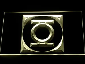 Green Latern Icon LED Neon Sign