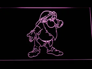 Grumpy Snow White and the Seven Dwarves LED Neon Sign