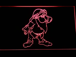 Grumpy Snow White and the Seven Dwarves LED Neon Sign