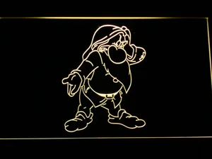 Grumpy Snow White and the Seven Dwarves LED Neon Sign