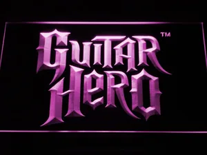 Guitar Hero LED Neon Sign