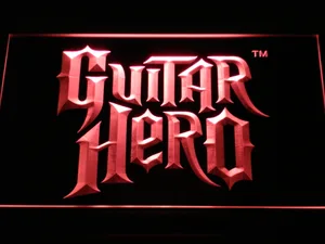 Guitar Hero LED Neon Sign