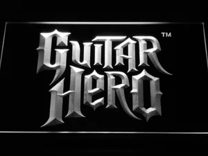 Guitar Hero LED Neon Sign