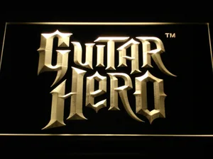Guitar Hero LED Neon Sign
