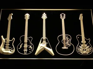 Guitar LED Neon Sign
