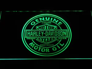 Harley Davidson Genuine Motor Oil LED Neon Sign