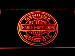 Harley Davidson Genuine Motor Oil LED Neon Sign