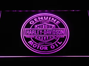 Harley Davidson Genuine Motor Oil LED Neon Sign