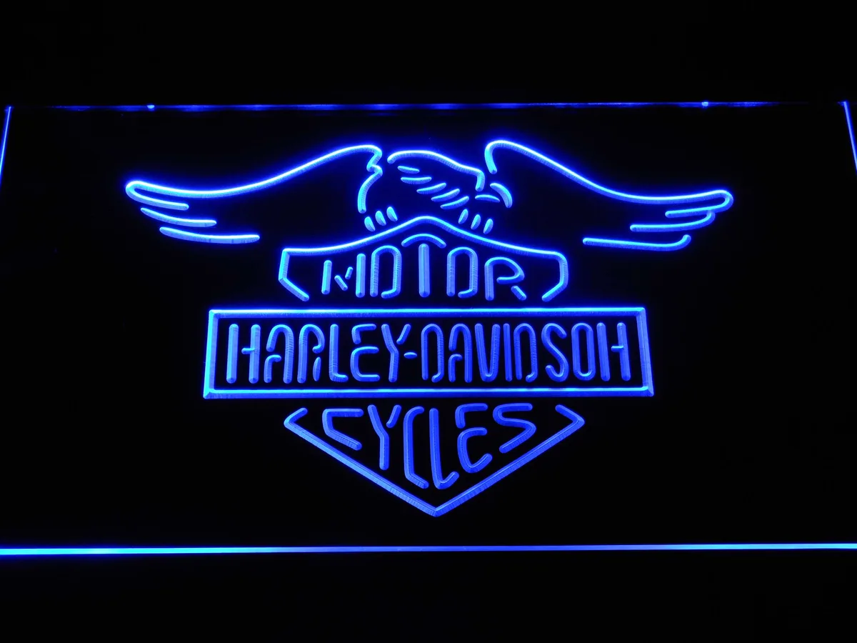 Harley Davidson Motorcycles LED Neon Sign