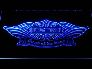 Harley Davidson Queen of the Road LED Neon Sign