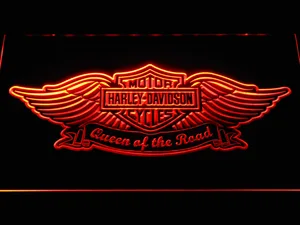 Harley Davidson Queen of the Road LED Neon Sign