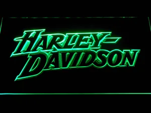 Harley Davidson Stylized Wordmark LED Neon Sign