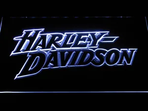 Harley Davidson Stylized Wordmark LED Neon Sign