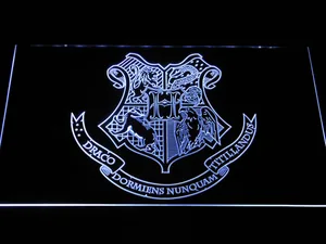 Harry Potter  Hogwarts Crest LED Neon Sign