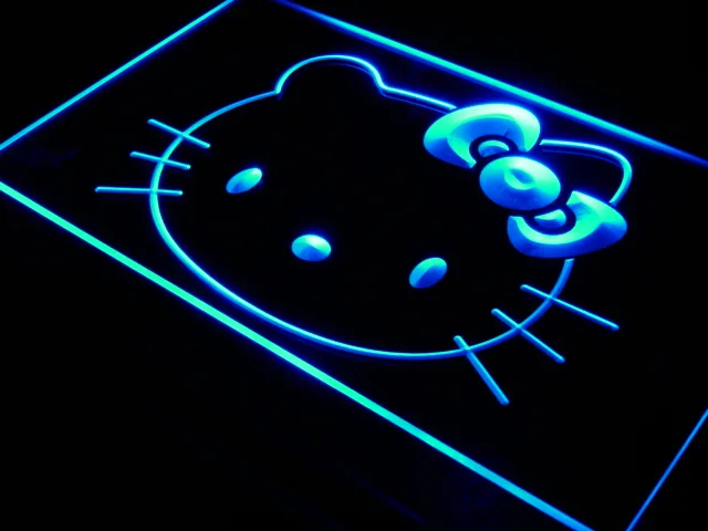 Hello Kitty Head LED Neon Sign
