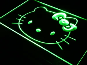 Hello Kitty Head LED Neon Sign