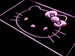 Hello Kitty Head LED Neon Sign