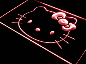 Hello Kitty Head LED Neon Sign
